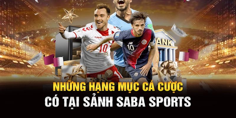 Các loại hình cá cược đa dạng tại Saba thể thao